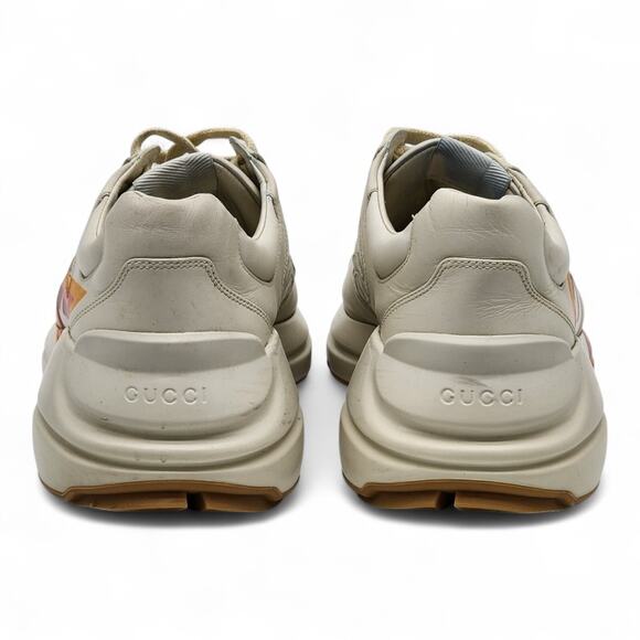 GUCCI Rhyton Interlocking GG Screener Star Leather Sneakers UK 7 US 8 main image 8